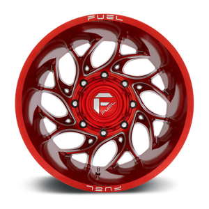 Fuel Offroad D742 RUNNER Candy Red Milled 20x8.25 -240 8x165.1mm 121.5mm