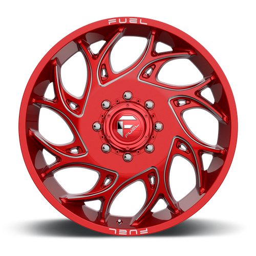 Fuel Offroad D742 RUNNER Candy Red Milled 22x8.25 +105 8x210mm 154.3mm