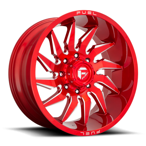 Fuel Offroad D745 SABER Candy Red Milled 20x9 +1 6x135mm 87.1mm