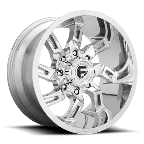 Fuel Offroad D746 LOCKDOWN Chrome 20x9 +1 8x180mm 124.2mm - Wheelwiz