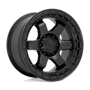 Fuel Offroad D750 BLOCK MATTE BLACK WITH BLACK RING 18x9 +1 5x127mm 71.5mm