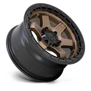 Fuel Offroad D751 BLOCK Matte Bronze W/ Black Ring 18x9 +20 6x114.3mm 66.1mm - Wheelwiz