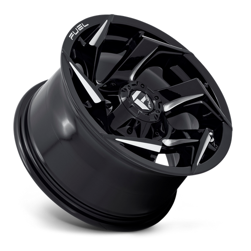 Fuel Offroad D753 REACTION Gloss Black Milled 15x8 -12 5x139.7mm 108mm