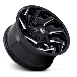Fuel Offroad D753 REACTION Gloss Black Milled 18x9 -12 6x135|6x139.7mm 106.1mm