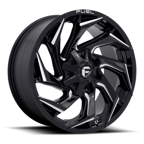 Fuel Offroad D753 REACTION Gloss Black Milled 20x10 -18 8x165.1mm 125.1mm