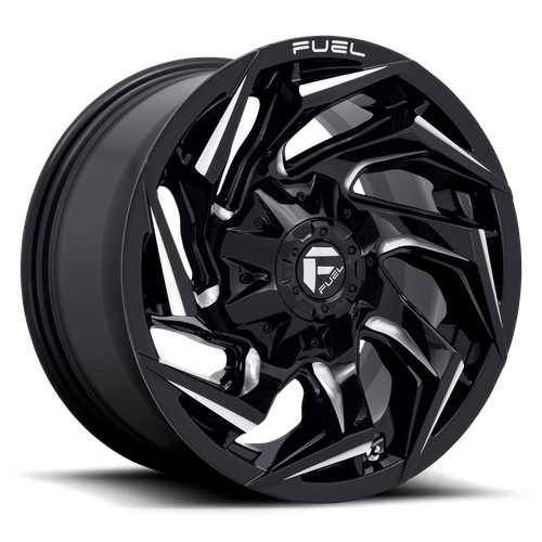 Fuel Offroad D753 REACTION Gloss Black Milled 17x9 +1 6x135|6x139.7mm 106.1mm