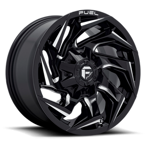 Fuel Offroad D753 REACTION Gloss Black Milled 17x9 +1 6x135|6x139.7mm 106.1mm