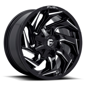 Fuel Offroad D753 REACTION Gloss Black Milled 18x9 +1 5x114.3|5x127mm 78.1mm