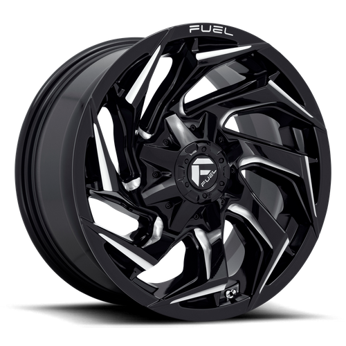 Fuel Offroad D753 REACTION Gloss Black Milled 18x9 -12 8x170mm 125.1mm