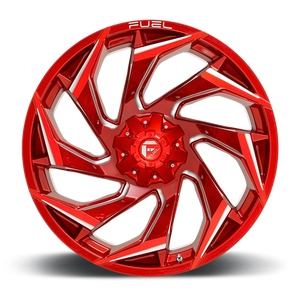 Fuel Offroad D754 REACTION Candy Red Milled 24x12 -44 8x170mm 125.1mm