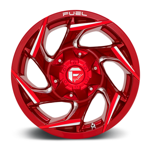 Fuel Offroad D754 REACTION Candy Red Milled 15x8 -12 5x139.7mm 108mm