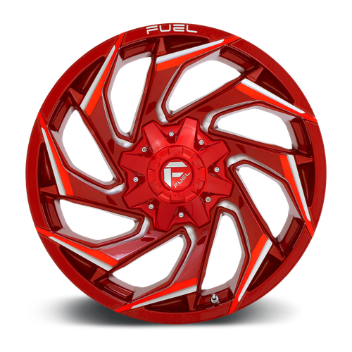 Fuel Offroad D754 REACTION Candy Red Milled 20x9 +20 8x170mm 125.1mm