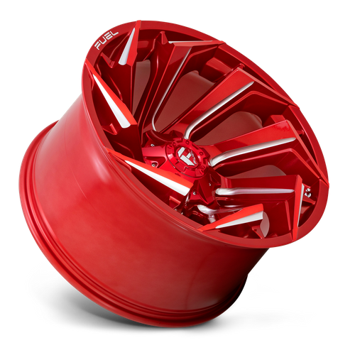 Fuel Offroad D754 REACTION Candy Red Milled 22x12 -44 8x170mm 125.1mm