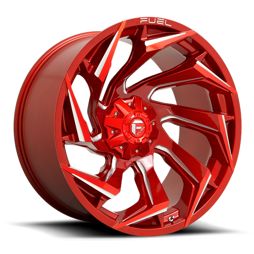 Fuel Offroad D754 REACTION Candy Red Milled 24x12 -44 8x170mm 125.1mm