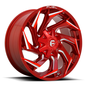 Fuel Offroad D754 REACTION Candy Red Milled 20x9 +20 8x170mm 125.1mm