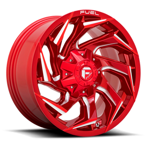 Fuel Offroad D754 REACTION Candy Red Milled 18x9 +1 8x180mm 124.2mm