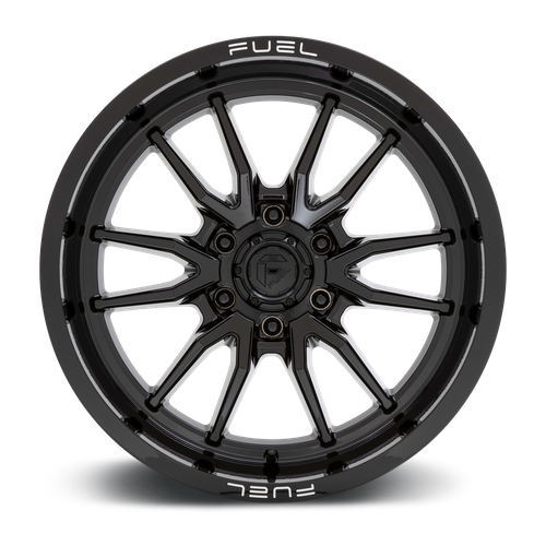 Fuel Offroad D760 CLASH Gloss Black 17x9 -12 6x139.7mm 106.1mm