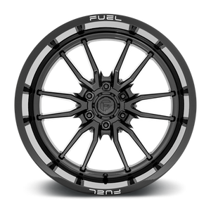 Fuel Offroad D760 CLASH Gloss Black 22x12 -44 6x135mm 87.1mm