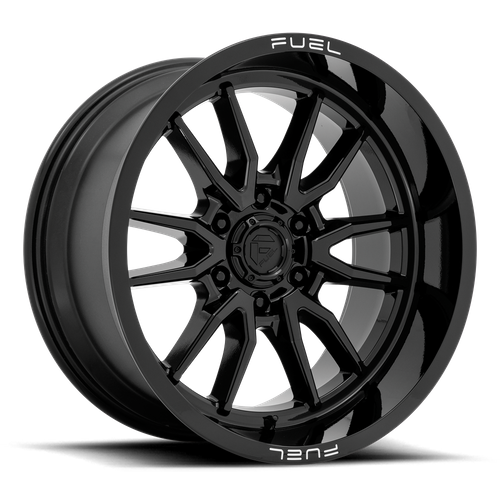 Fuel Offroad D760 CLASH Gloss Black 17x9 -12 6x139.7mm 106.1mm