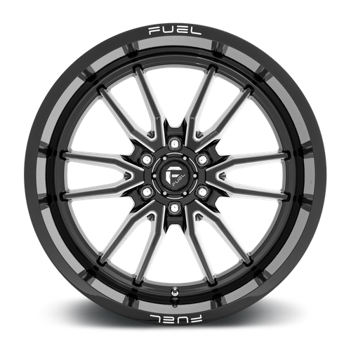 Fuel Offroad D761 CLASH Gloss Black Milled 22x12 -44 6x135mm 87.1mm