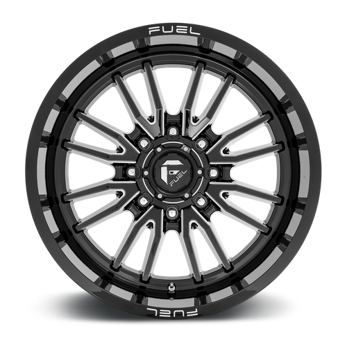 Fuel Offroad D761 CLASH Gloss Black Milled 22x12 -44 8x170mm 125.1mm