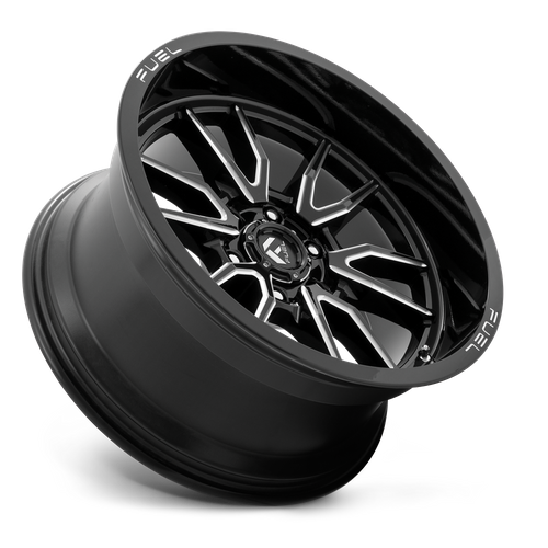 Fuel Offroad D761 CLASH Gloss Black Milled 17x9 +1 6x139.7mm 106.1mm