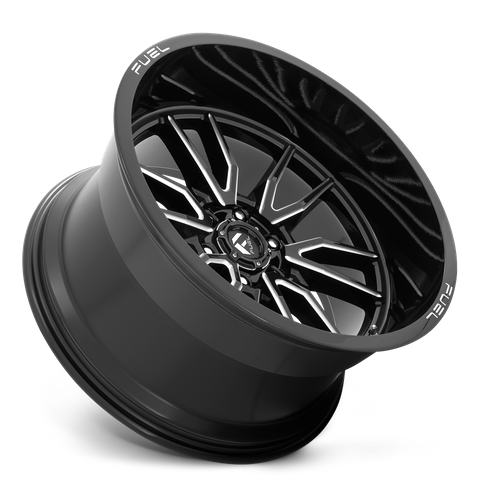 Fuel Offroad D761 CLASH Gloss Black Milled 22x12 -44 6x135mm 87.1mm - Wheelwiz