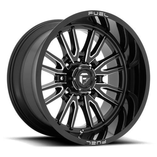 Fuel Offroad D761 CLASH Gloss Black Milled 22x12 -44 8x170mm 125.1mm