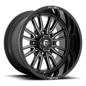 Fuel Offroad D761 CLASH Gloss Black Milled 22x12 -44 8x170mm 125.1mm