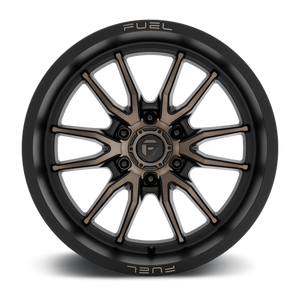 Fuel Offroad D762 CLASH Matte Black Double Dark Tint 20x9 +1 8x180mm 124.2mm
