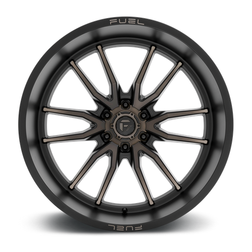 Fuel Offroad D762 CLASH Matte Black Double Dark Tint 24x12 -44 6x135mm 87.1mm