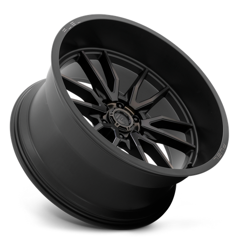 Fuel Offroad D762 CLASH Matte Black Double Dark Tint 24x12 -44 6x135mm 87.1mm
