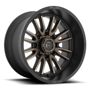 Fuel Offroad D762 CLASH Matte Black Double Dark Tint 22x12 -44 8x180mm 124.2mm - Wheelwiz
