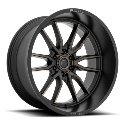 Fuel Offroad D762 CLASH Matte Black Double Dark Tint 24x12 -44 6x135mm 87.1mm