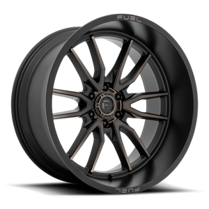 Fuel Offroad D762 CLASH Matte Black Double Dark Tint 24x12 -44 6x135mm 87.1mm