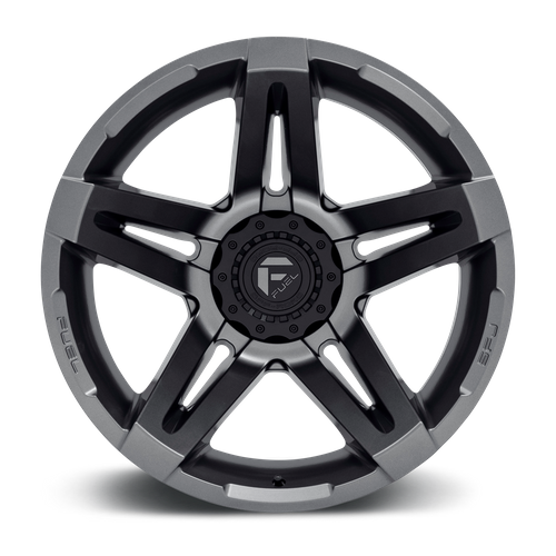 Fuel Offroad D764 SFJ Matte Gunmetal 22x14 -75 6x135|6x139.7mm 106.1mm