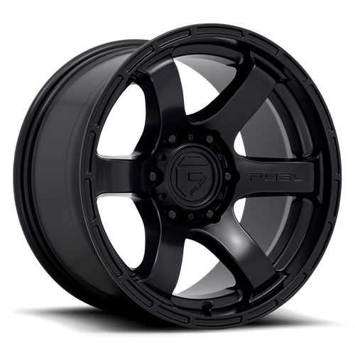 Fuel Offroad D766 RUSH Satin Black 18x9 -12 5x127mm 71.5mm - Wheelwiz