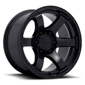 Fuel Offroad D766 RUSH Satin Black 18x9 -12 5x127mm 71.5mm - Wheelwiz