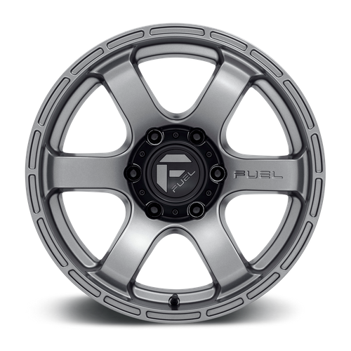Fuel Offroad D767 RUSH Matte Gunmetal 17x9 -12 6x139.7mm 106.1mm
