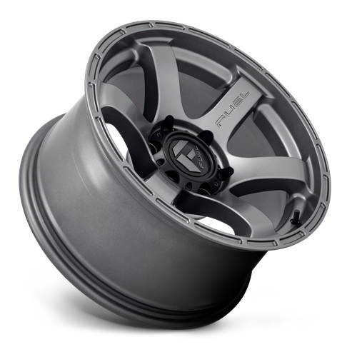 Fuel Offroad D767 RUSH Matte Gun Metal 17x9 +1 6x139.7mm 106.1mm - Wheelwiz