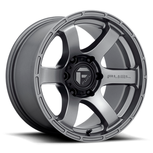 Fuel Offroad D767 RUSH Matte Gunmetal 17x9 -12 6x139.7mm 106.1mm