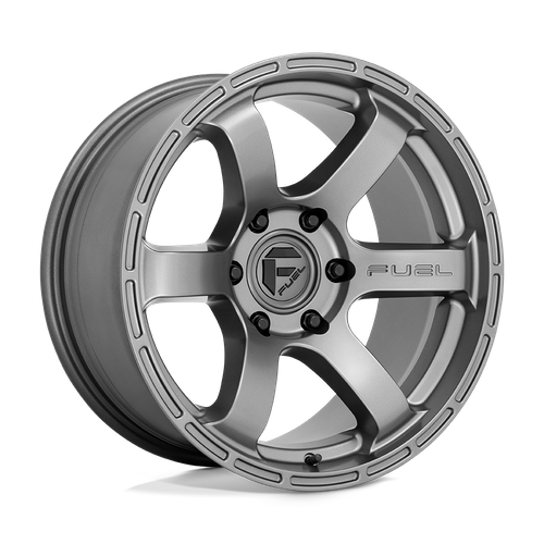 Fuel Offroad D767 RUSH Matte Gunmetal 18x9 +1 6x139.7mm 106.1mm - Wheelwiz