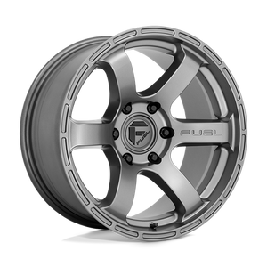 Fuel Offroad D767 RUSH Matte Gunmetal 18x9 +1 6x139.7mm 106.1mm - Wheelwiz