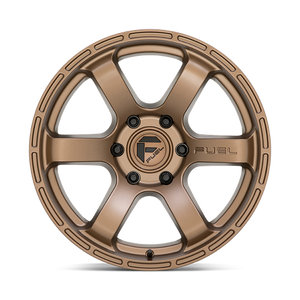 Fuel Offroad D768 RUSH Matte Bronze 18x9 +1 6x139.7mm 106.1mm - Wheelwiz
