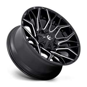 Fuel Offroad D769 TWITCH Glossy Black Milled 22x10 -18 8x170mm 125.1mm - Wheelwiz