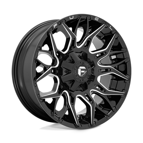 Fuel Offroad D769 TWITCH Glossy Black Milled 20x9 +1 5x139.7|5x150mm 110.1mm