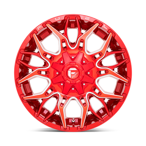 Fuel Offroad D771 TWITCH Candy Red Milled 20x10 -18 6x135|6x139.7mm 106.1mm