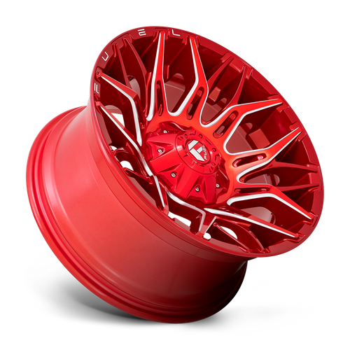 Fuel Offroad D771 TWITCH Candy Red Milled 20x10 -18 5x114.3|5x127mm 78.1mm