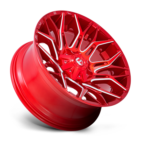 Fuel Offroad D771 TWITCH Candy Red Milled 22x10 -18 8x165.1mm 125.1mm