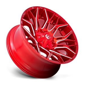 Fuel Offroad D771 TWITCH Candy Red Milled 22x10 -18 8x180mm 124.2mm